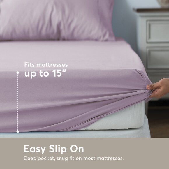 New Sheet Sets - Original Packaging - Purple - Any Size - Picture 6 of 6